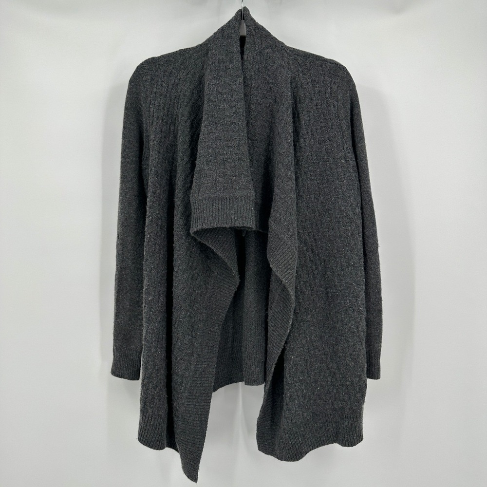 Vince Womens Quiet Luxury Wool Cashmere Open Front Cardigan Size XS Minimalist